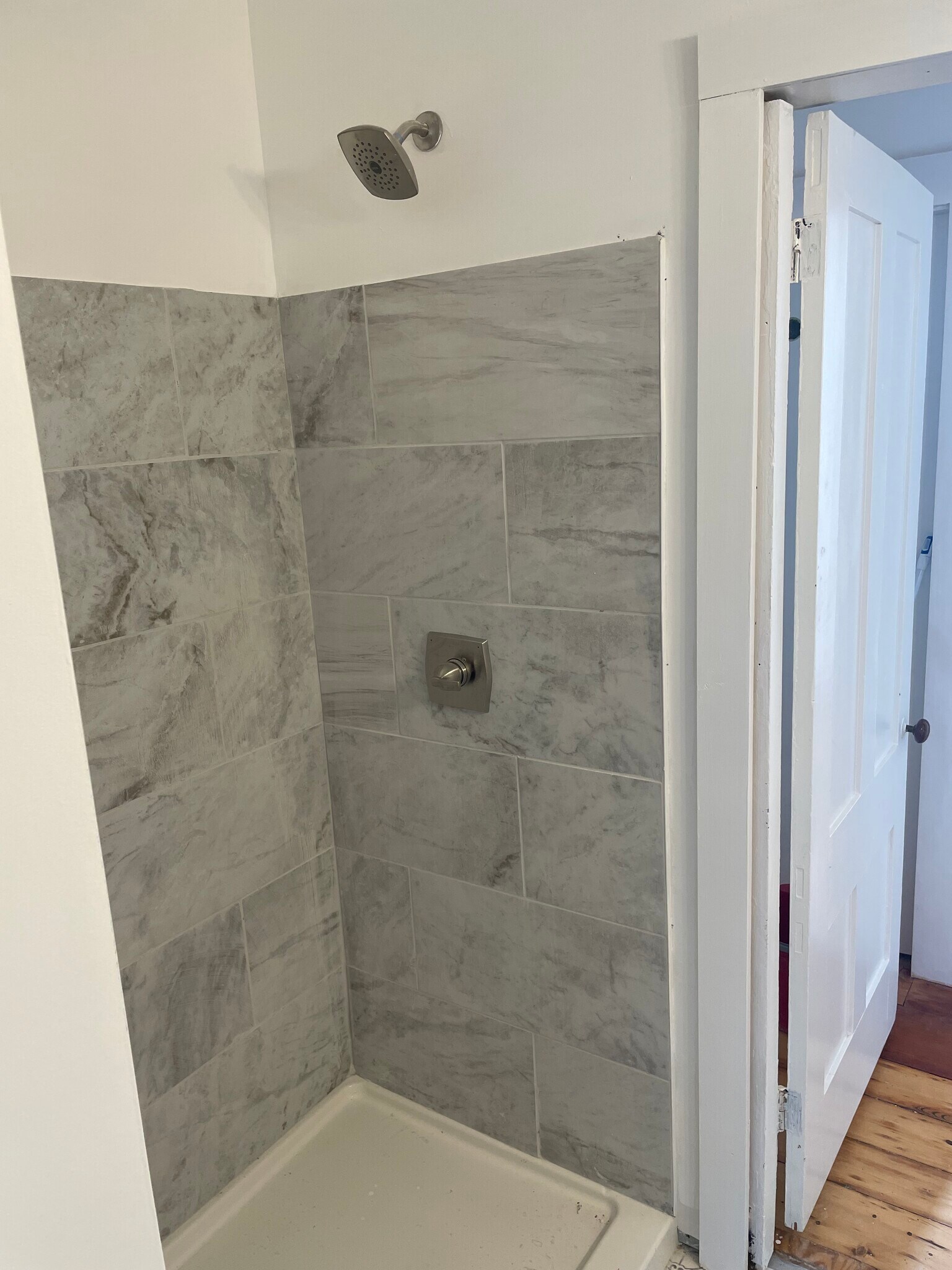 Custom tile shower - 706 Middle St
