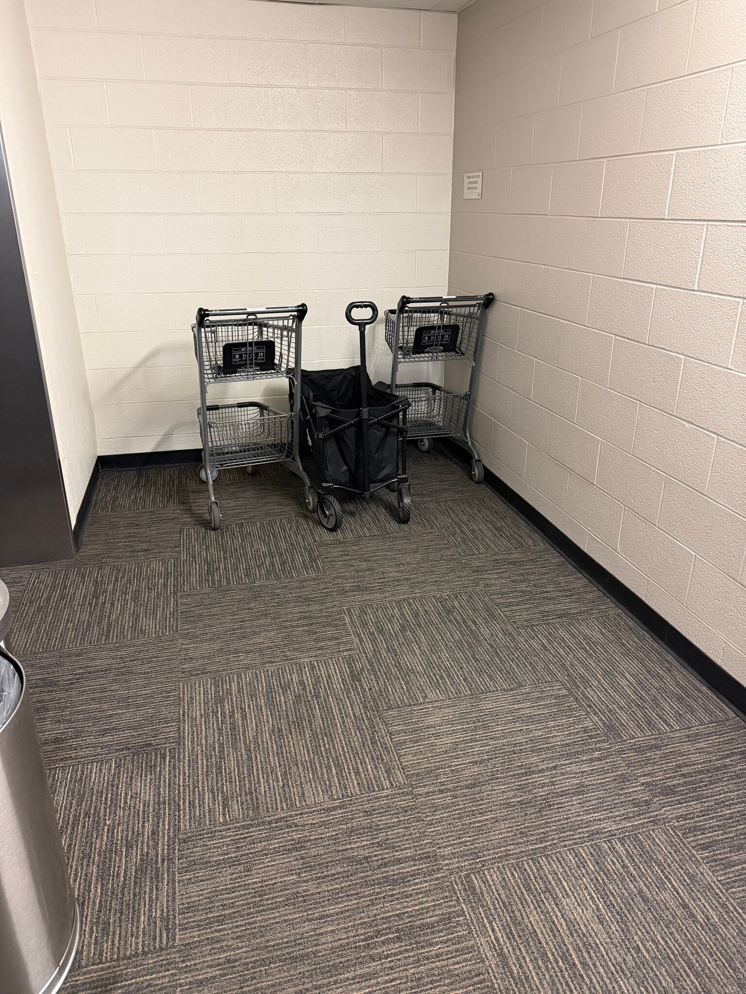 shopping carts for unloading your bags. - 700 12th Ave S