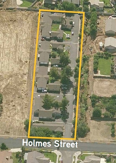 Aerial Photo - Holmes Apartments