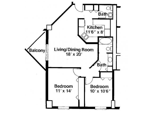 Floorplan - Fordem Towers