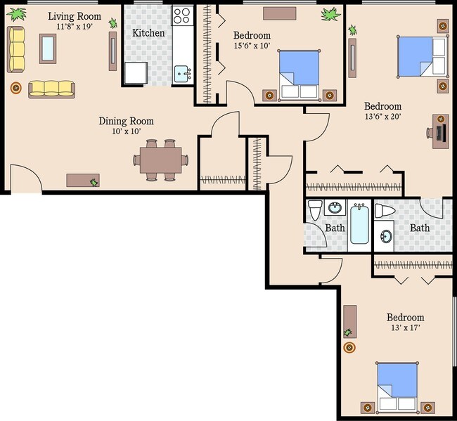Queens Park Plaza Apartments 2500 Queens Chapel Rd Hyattsville MD