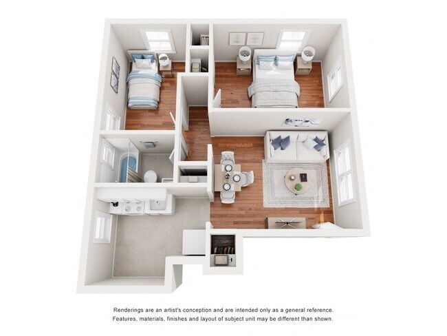 Floorplan - Essex Village & Marlyn Gardens Apartments