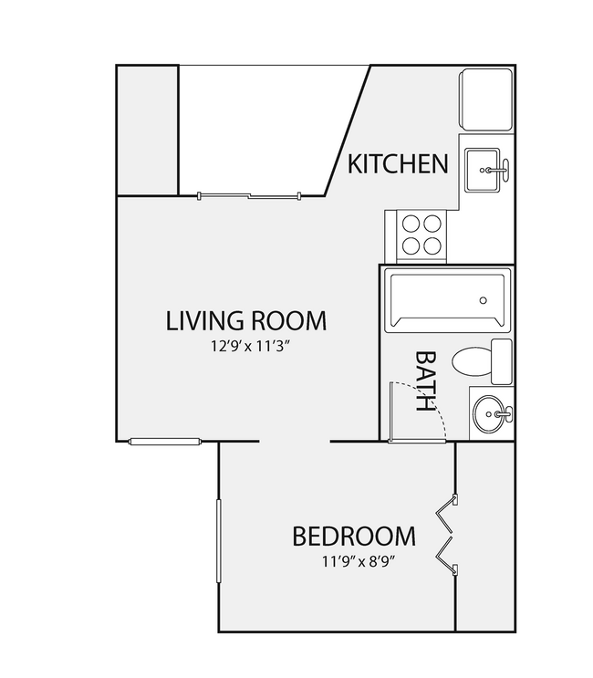 Floorplan - Bouldin Creek Apartments