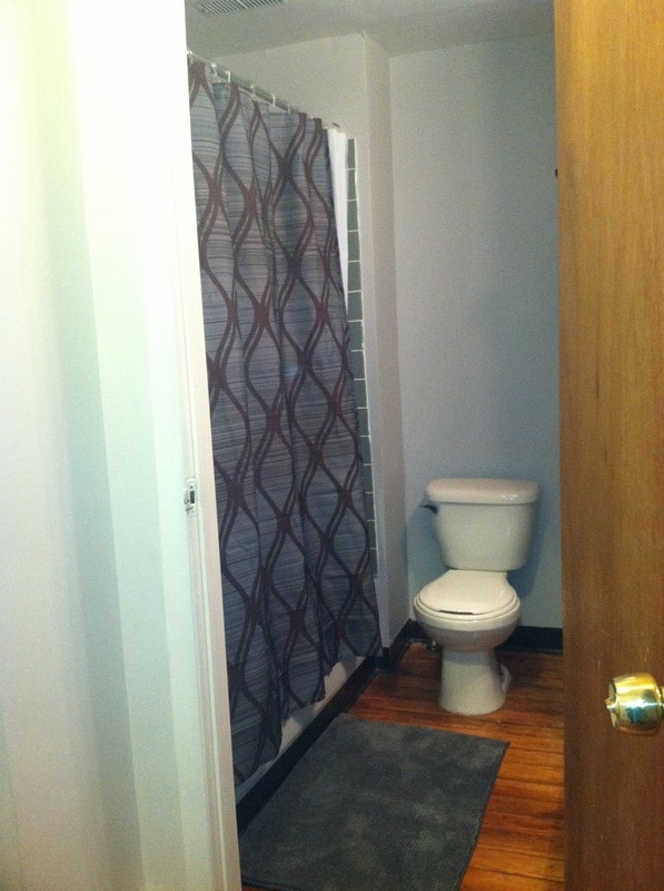 Bathroom for first floor east facing bedroom - 519 North Washington Street