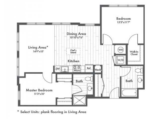 B8 Two Bedroom - Modera 44