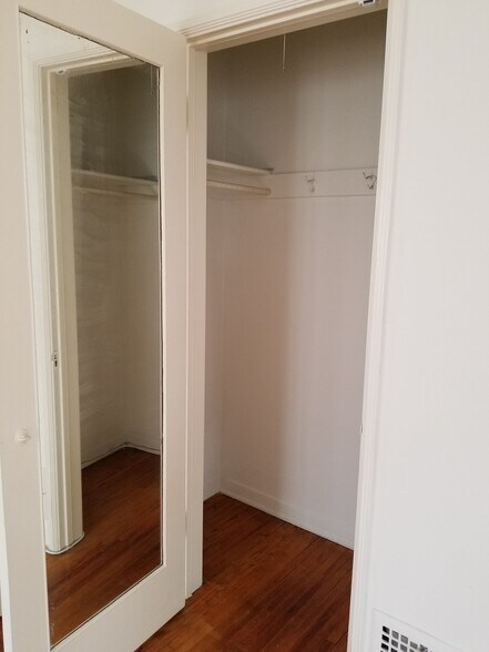 BEDROOM CLOSET WITH MIRROR - 6328 Orange St