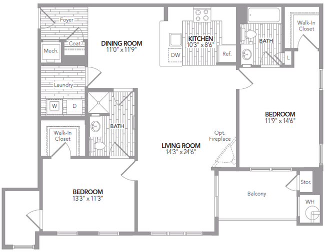 Floorplan - The Elms at Shannon's Glen