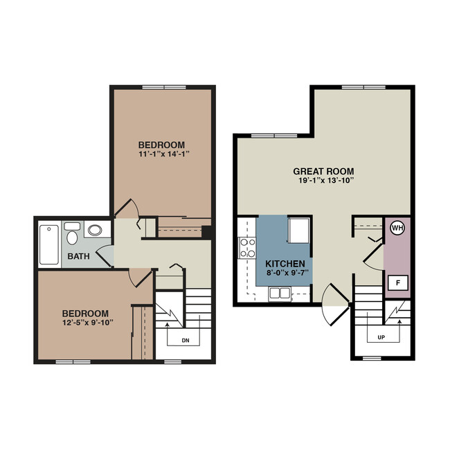 Floorplan - Woodmount Townhomes