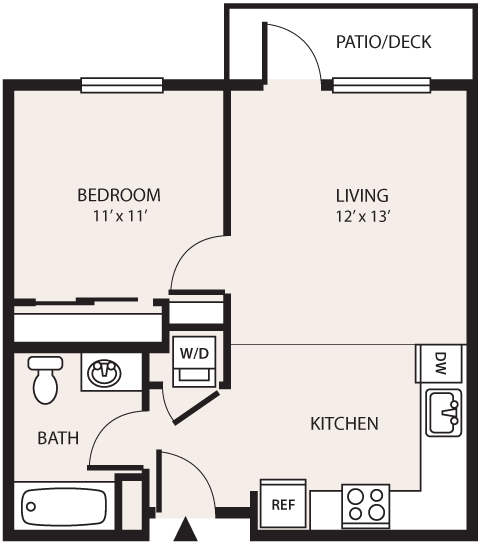 Floorplan - Reserve at SeaTac Senior Affordable Living