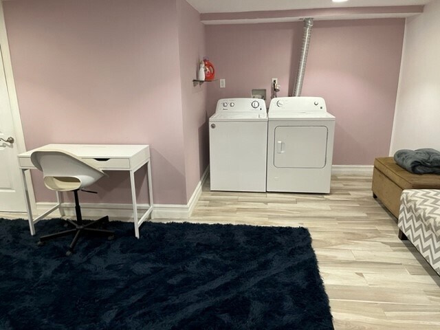 Washer and dryer in the lower level - 192 Hart St