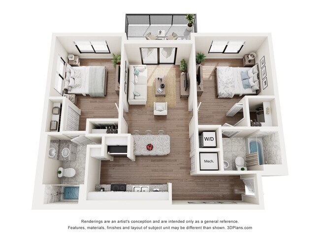 Floorplan - Gateway Luxury Apartments