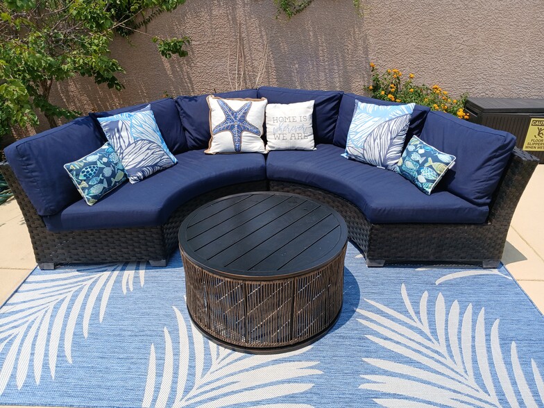 Back yard sofa - 1003 Shell Flower Rd