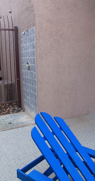 Outdoor shower in pool area - 2188 N Pantano Rd