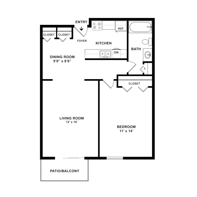 Floorplan - Apple Tree Apartments