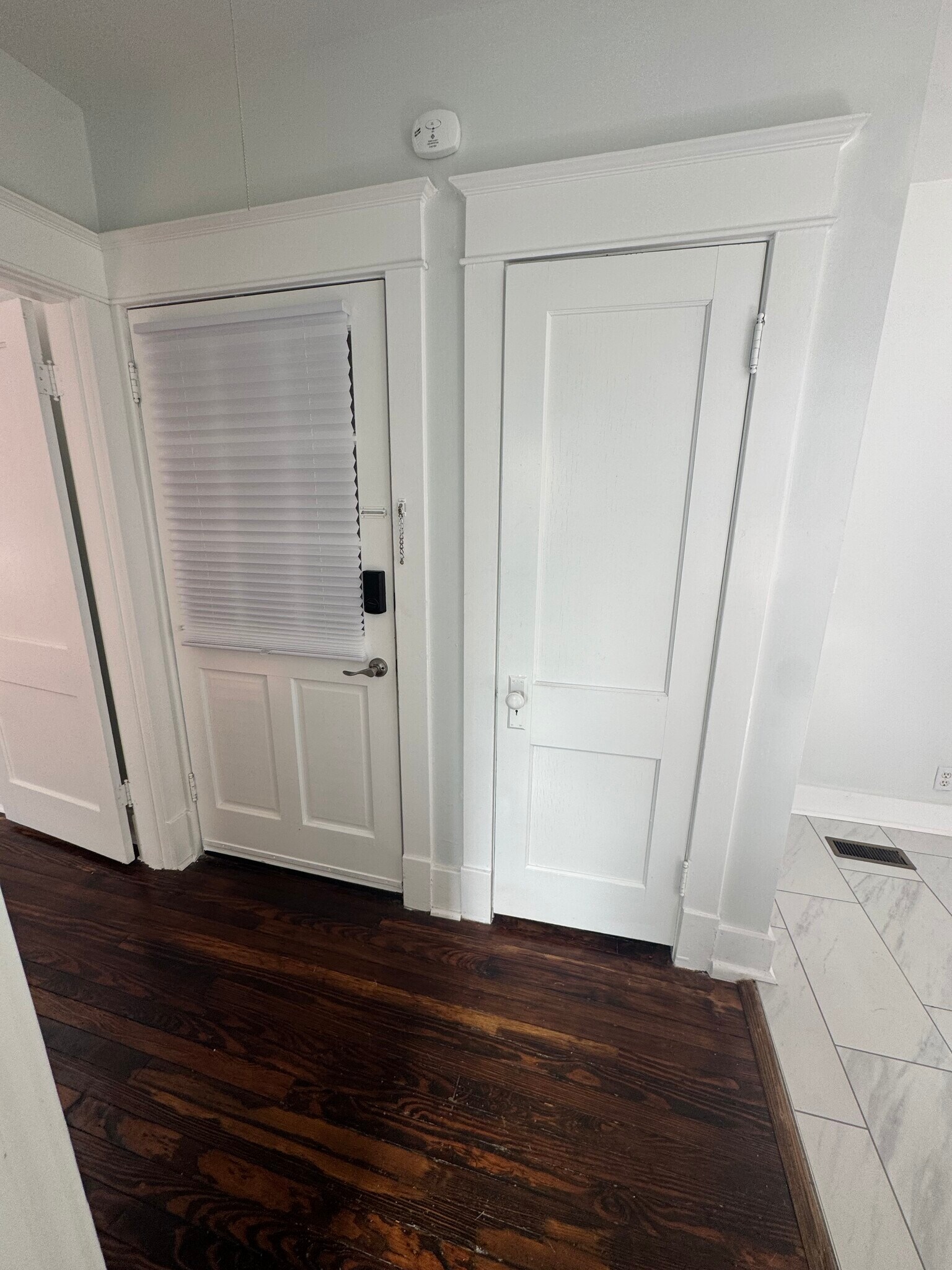 Back door (keypad entry) and hall closet - 1333 Castlewood Ave
