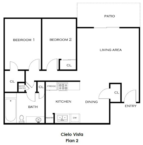 Plan 2 - Cielo Vista Apartments