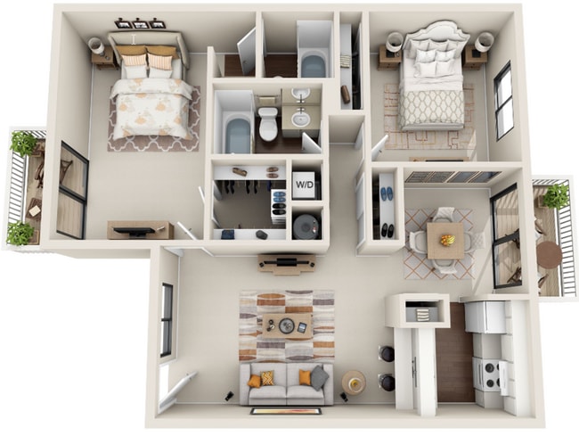 Floorplan - Waterchase Apartments