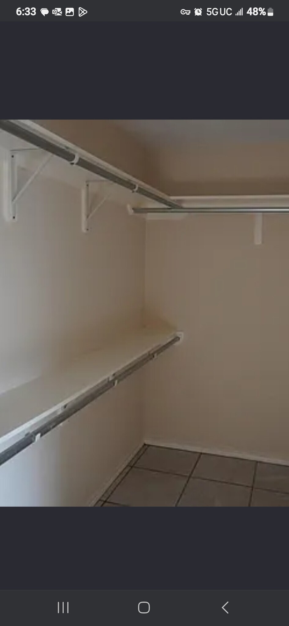 Master bedroom closet - 702 Thompson Rd