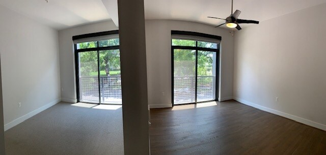 Bedroom (left), Living Room (right) - 525 Water St SW