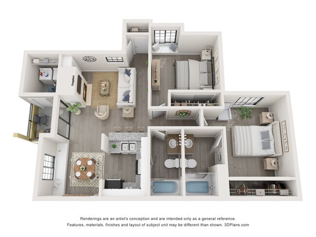 Floorplan - Desert Vistas Apartments
