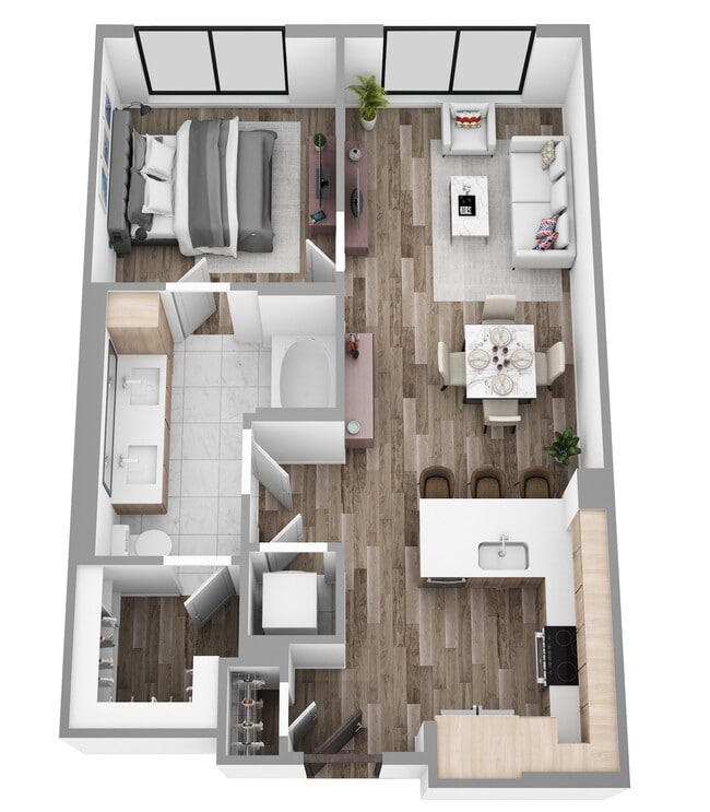 1 Bed / 1 Bath — 722+ sq. ft - The Overlook at Walnut Creek