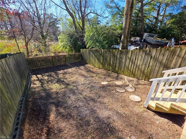 Backyard in the winter - 662 Biltmore Dr