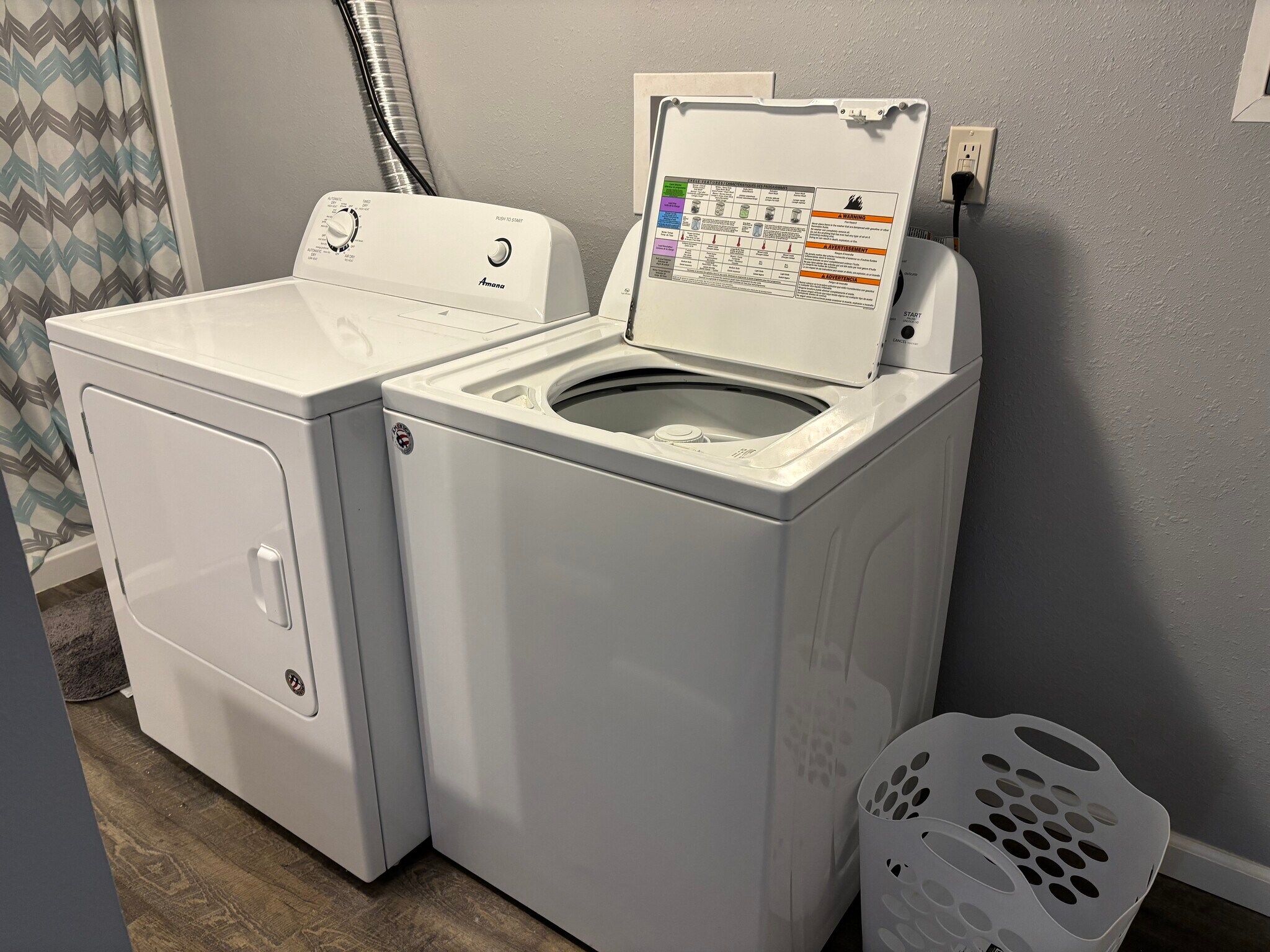 Full size washer and dryer in your apartment - 126 E College Ave