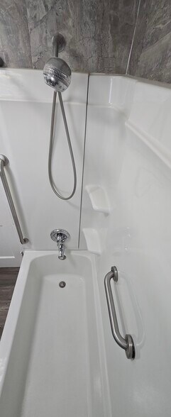 Bathroom with bathtub and shower - 818 Coolidge St