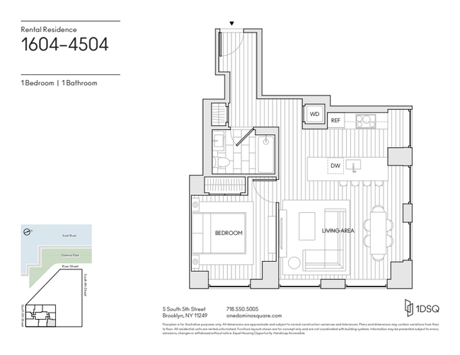 Floorplan - One Domino Square