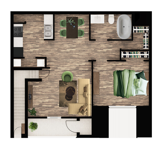 Floorplan - The Place at 1825