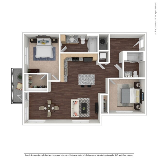 Floorplan - The Piedmont Apartments