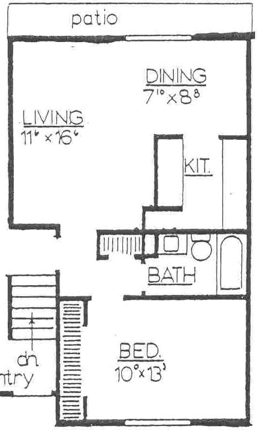 Floorplan - Furman 24th Street Apartments