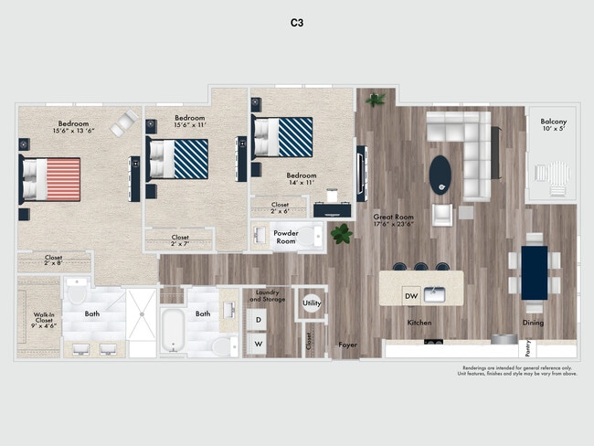 Floorplan - The Pearl at Marina Shores