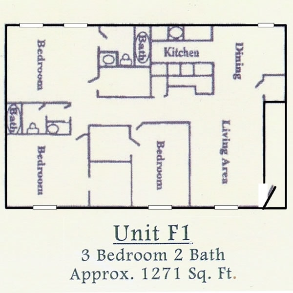 Unit F1 - La Bella Apartments