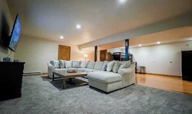 Basement Living Room - bunkbeds behind - 4205 Hunters Glen Dr