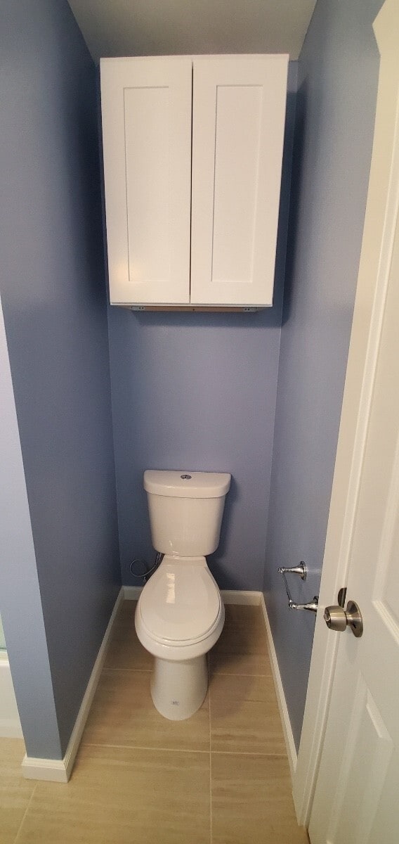 Bathroom Toilet with Cabinet - 1823 Maine Ave