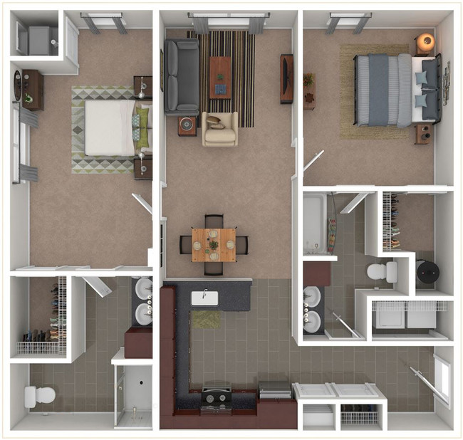 Floorplan - Woodland Hills Apartments