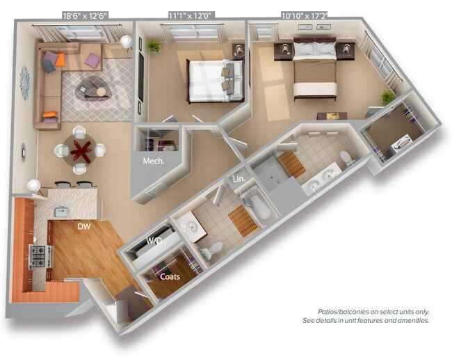 Floorplan - Avalon Bloomfield Station