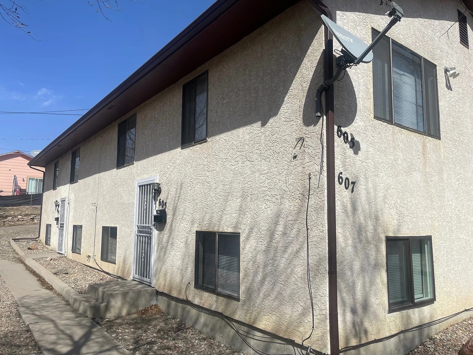 Outside of building - 605 W 15th St
