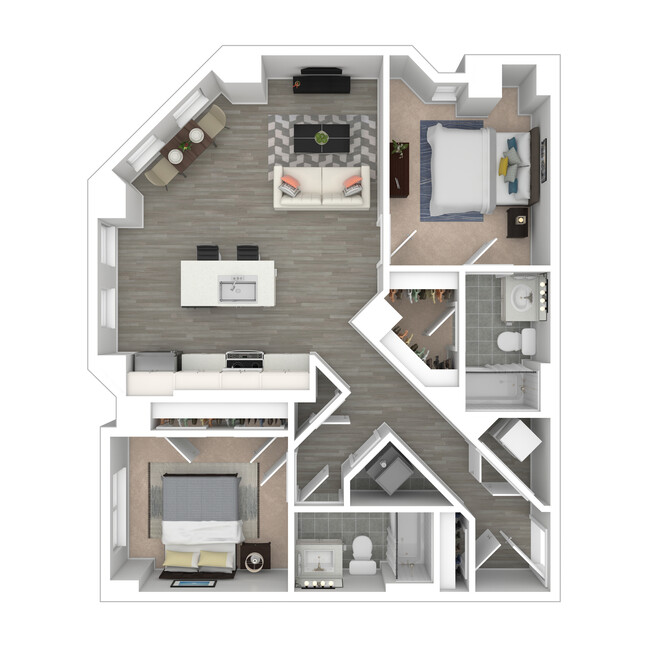 Floorplan - Residences on the Lane - 62+