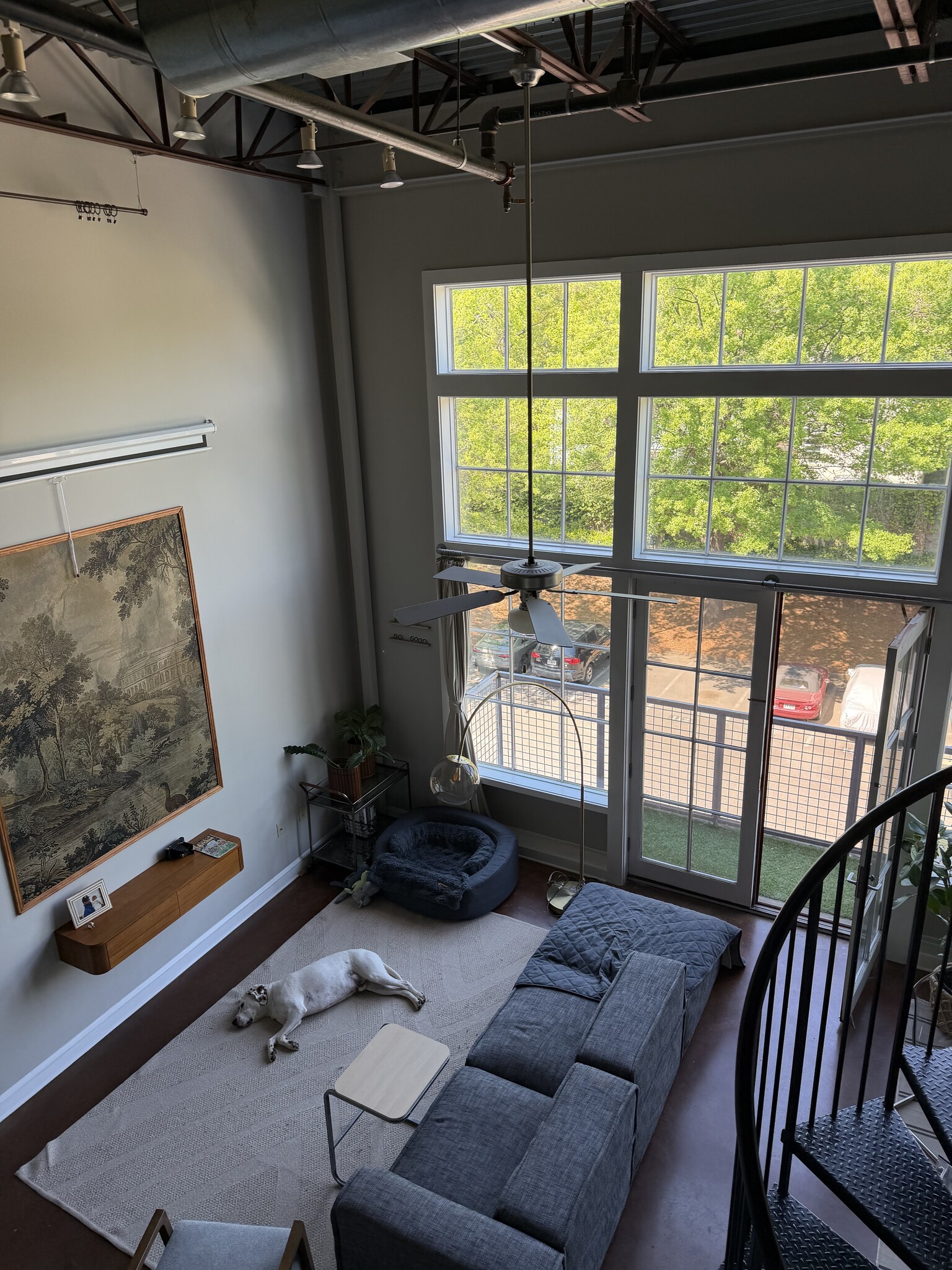Primary living area with 16 ft ceilings - 572 Edgewood Ave NE