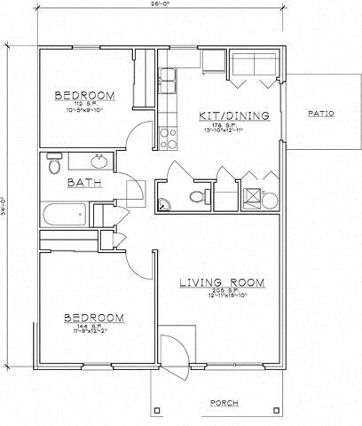 Floorplan - Edward''s Crossing II