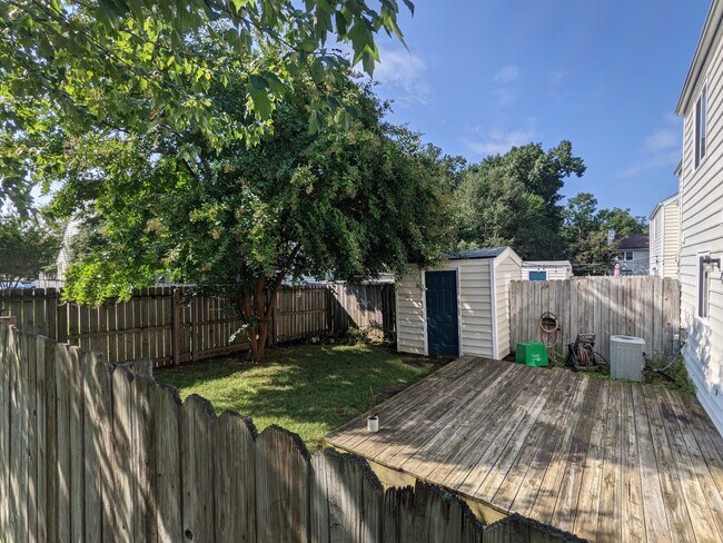 Fenced in yard, lawn care is included with rent! - 9908 Whitney Cir