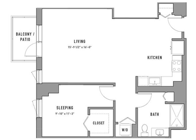 Floorplan - Residences at Addison Clark