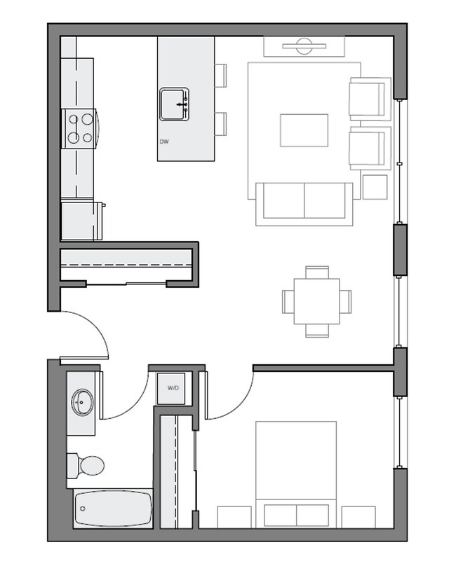 Floorplan - CRN Crane Interbay Apartments