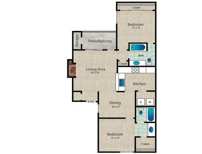 Floorplan - Towne Centre Village