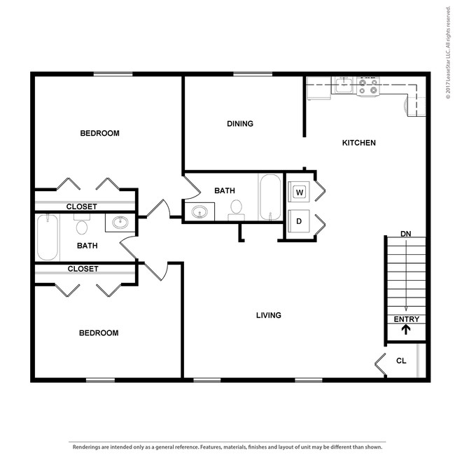 Floorplan - Apartments at Waterford