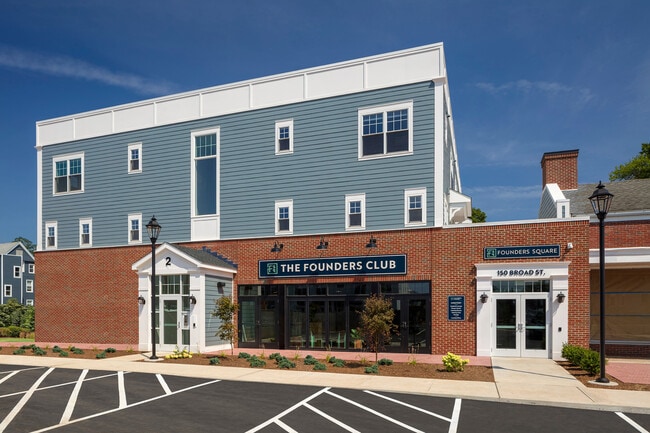 The North Building & Founders Club Entrance - Founders Square