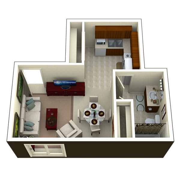 Floorplan - Harrisburg Square Apartments