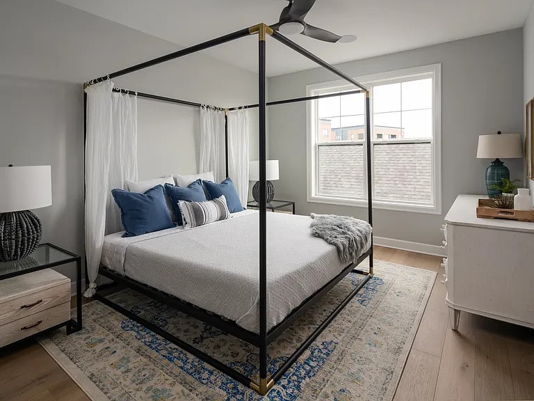 Second of two bedrooms on top floor - 934 Pullman Pl